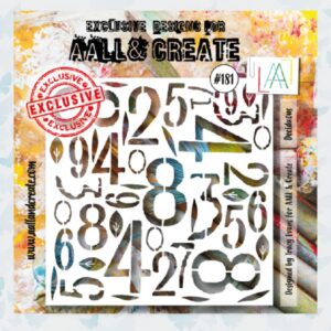 AALL & Create Stencil 15x15cm Deciduous (AALL-PC-181)