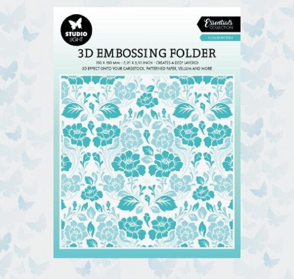 Studio Light Essentials nr.17 Embossing Folder Flowers SL-ES-EMB17 (15x15cm)