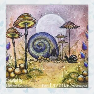 Lavinia Clear Stamps Thistlecap Mushrooms LAV856