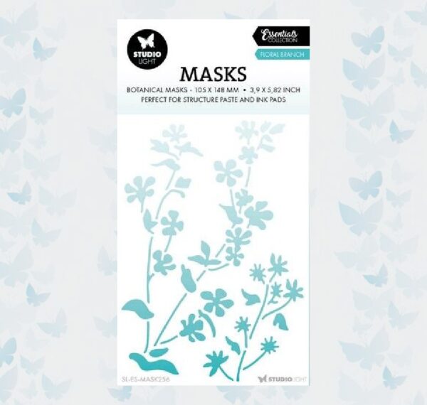 Studio Light Mask/Stencil Floral Branch Essentials nr.256 SL-ES-MASK256