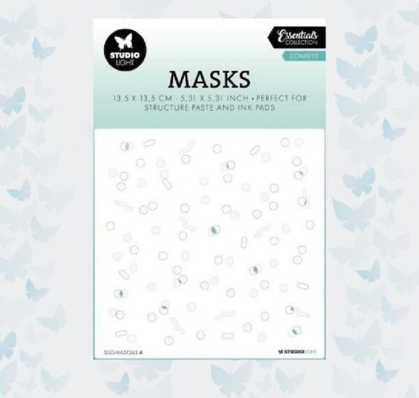 Studio Light Mask/Stencil Confetti Essentials nr.263 SL-ES-MASK263