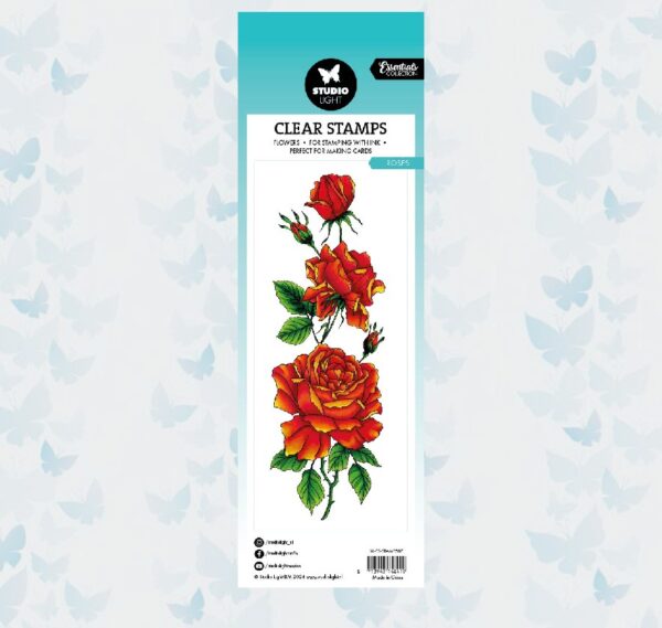 Studio Light Clear Stamp Roses Essentials nr.587 SL-ES-STAMP587