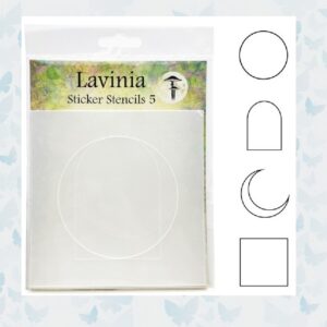 Lavinia Sticker Stencils 4 verschillende per pack - Silhouette Collection - STICKERSTENCILS-05