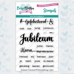 CarlijnDesign Stempels Jubileum A7 (CDST-0112)