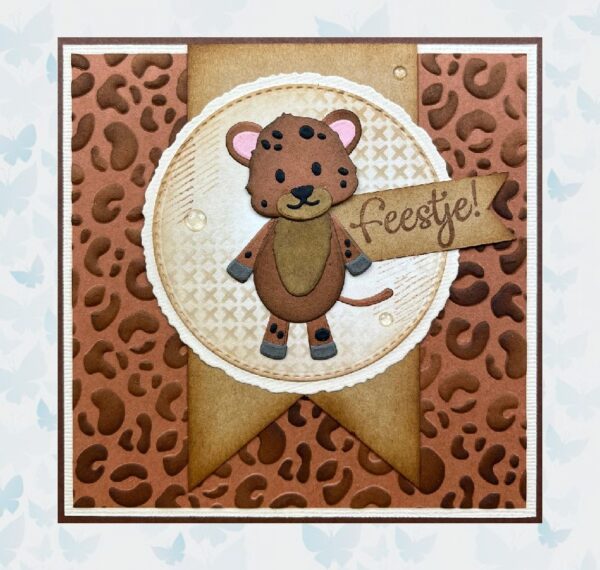 Nellie's Choice Clear Stamp Feestje DTCS039