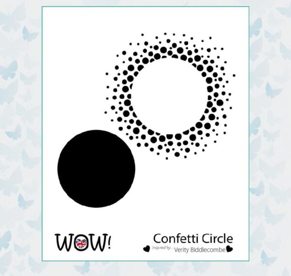 WOW! Stencil - Confetti Circle (by Verity Biddlecombe) STN001