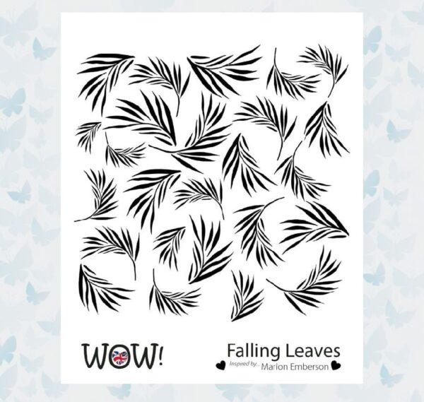 WOW! Stencil - Falling Leaves (by Marion Emberson) STN017