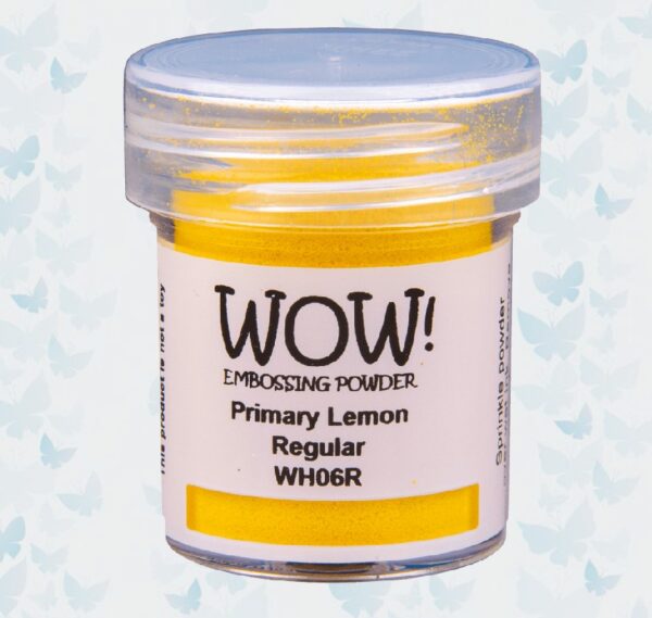 Wow! Embossing Poeder - Primary Lemon WH06R