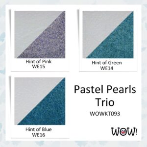 WoW! Embossing Poeder Trio's Set - Pastel Pearls WOWKT0093