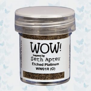 Wow! Embossing Poeder - Seth Apter Etched Platinum WW01R