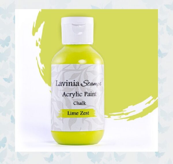 Lavinia Stamps Chalk Acrylic Paint Lime Zest LSAP01