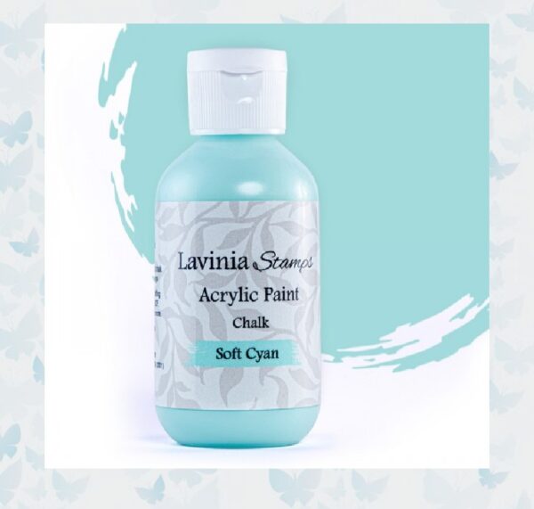Lavinia Stamps Chalk Acrylic Paint Soft Cyan LSAP04