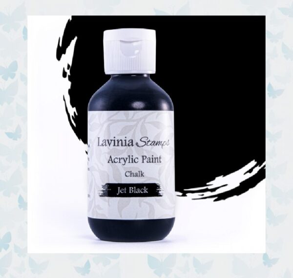 Lavinia Stamps Chalk Acrylic Paint Jet Black LSAP21