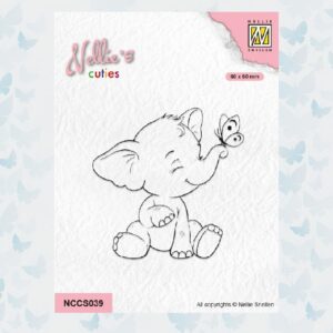 Nellies Choice Clearstempel - Cuties - Elephant NCCS039
