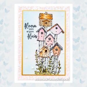 Marianne DESIGN Clear Stamps Tiny‘s Borders - Vogelhuisjes TC0921