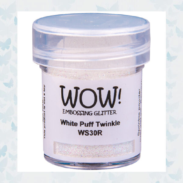 Wow! Embossing Poeder - White Puff Twinkle WS30R