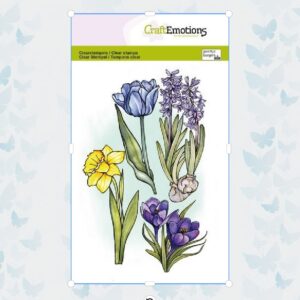 CraftEmotions Clearstamps A6 - Spring Flowers 130501/1375