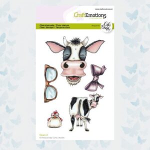 CraftEmotions Clearstamps A6 - Cows 2 Carla Creaties 130501/1584