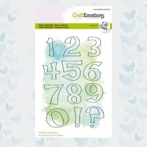 CraftEmotions clearstamps A6 - CC BASICS Nummers Carla Creaties 130501/2614