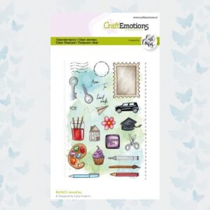 CraftEmotions clearstamps A6 - CC BASICS Doodles Carla Creaties 130501/2615