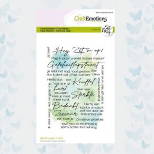 CraftEmotions clearstamps A6 - CC BASICS Text 1 NL Carla Creaties 130501/2616