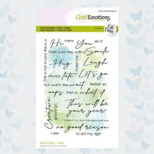 CraftEmotions clearstamps A6 - CC BASICS Text 1 EN Carla Creaties 130501/2617
