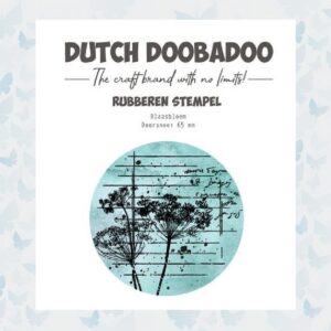 Dutch Doobadoo Rubber Stamp 3 ATC Cirkel Flower 497.004.006