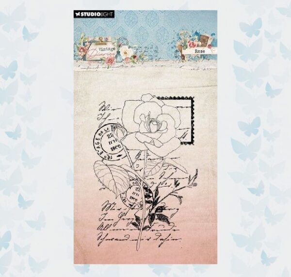 Studio Light Clear Stamps Rose for Diaries nr.654 SL-VD-STAMP654