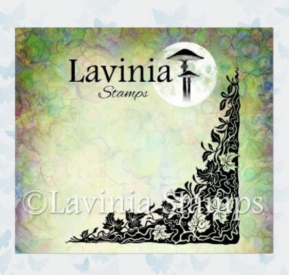 Lavinia Clear Stamp Wild Leaf Corner LAV885