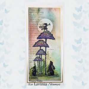 Lavinia Clear Stamp River Leaves Mini Stamp LAV890