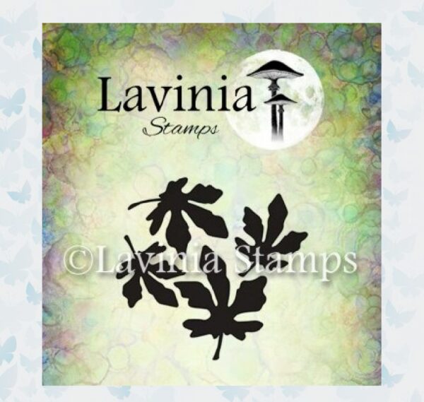 Lavinia Clear Stamp Silver Leaves Mini Stamp LAV891