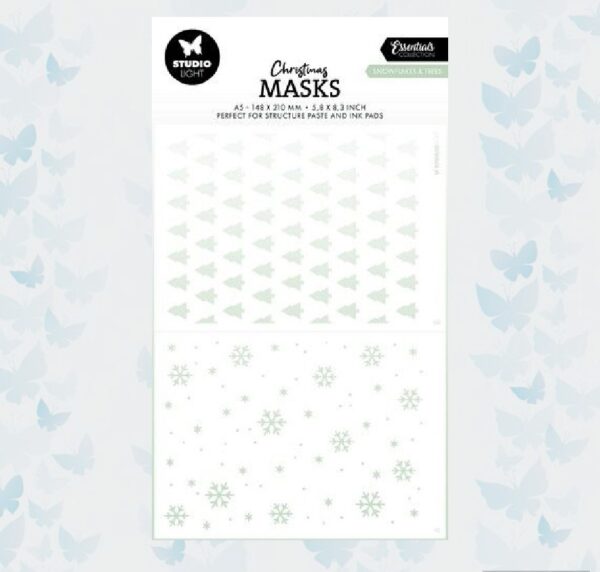 Studio Light Mask Snowflakes & Trees Essentials nr.291 SL-ES-MASK291