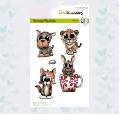 CraftEmotions Clearstamps A6 - Baby Animals 1 Carla Creaties 130501/1589