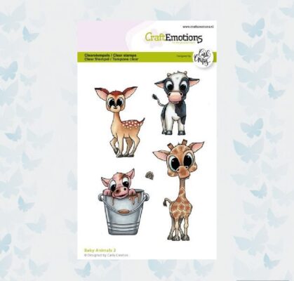 CraftEmotions Clearstamps A6 - Baby Animals 2 Carla Creaties 130501/1590