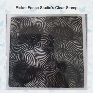 Picket Fence Studios Exotic Leaves Clear Stamps (F-134)