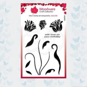 Creative Expressions • Woodware Clear Stamp Singles Tulip Set JGS714