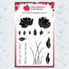 Creative Expressions Woodware Clear Stamp Set Singles Peony JGS724