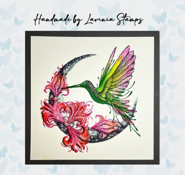 Lavinia Clear Stamp Hummingbird Large LAV895