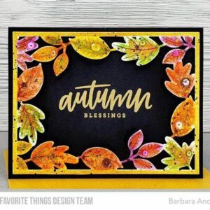 My Favorite Things Lots of Leaves Cover-Up Die-namics (MFT-1760)