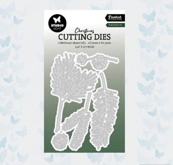 Studio Light Cutting Dies Pine Branch Essentials nr.842 SL-ES-CD842