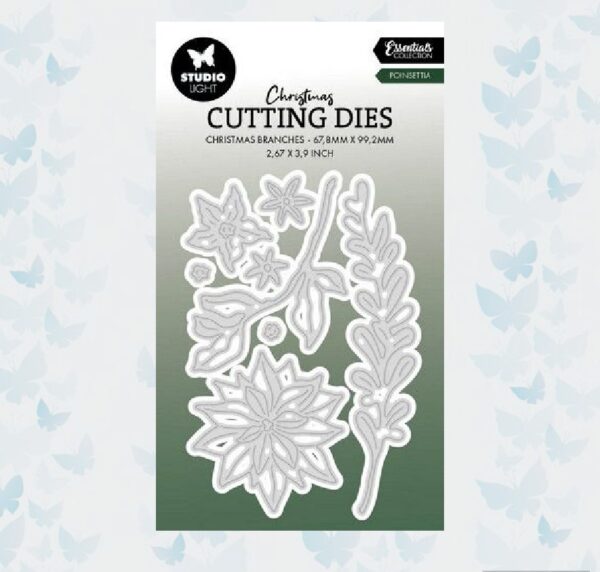 Studio Light Cutting Dies Poinsettia Essentials nr.843 SL-ES-CD843