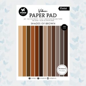 Studio Light Vellum Paper Pad Unicolor paper Essent. nr.195 SL-ES-VPP195
