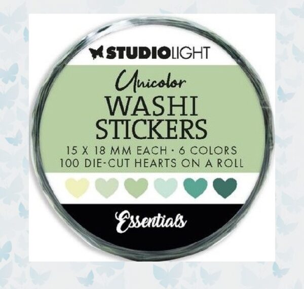 Studio Light Washi Die-cut Stickers Greens Essentials nr.19 SL-ES-WASH19