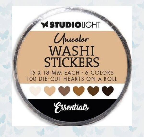 Studio Light Washi Die-cut Stickers Browns Essentials nr.21 SL-ES-WASH21