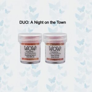 WoW! Embossing Poeder Duo's Set - A Night on the Town WOWKD001