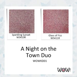 WoW! Embossing Poeder Duo's Set - A Night on the Town WOWKD001
