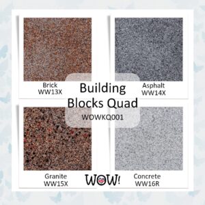 WoW! Embossing Poeder Quad Building Blocks (inspired by Seth Apter) WOWKQ001