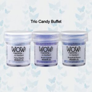 WoW! Embossing Poeder Trio's Set - Candy Buffet by Jo Herbert WOWKT095