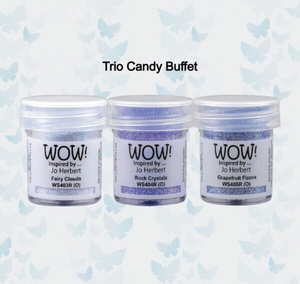 WoW! Embossing Poeder Trio's Set - Candy Buffet by Jo Herbert WOWKT095