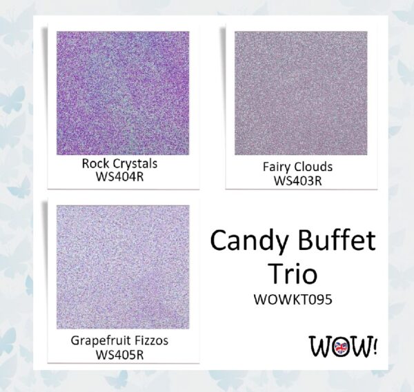 WoW! Embossing Poeder Trio's Set - Candy Buffet by Jo Herbert WOWKT095